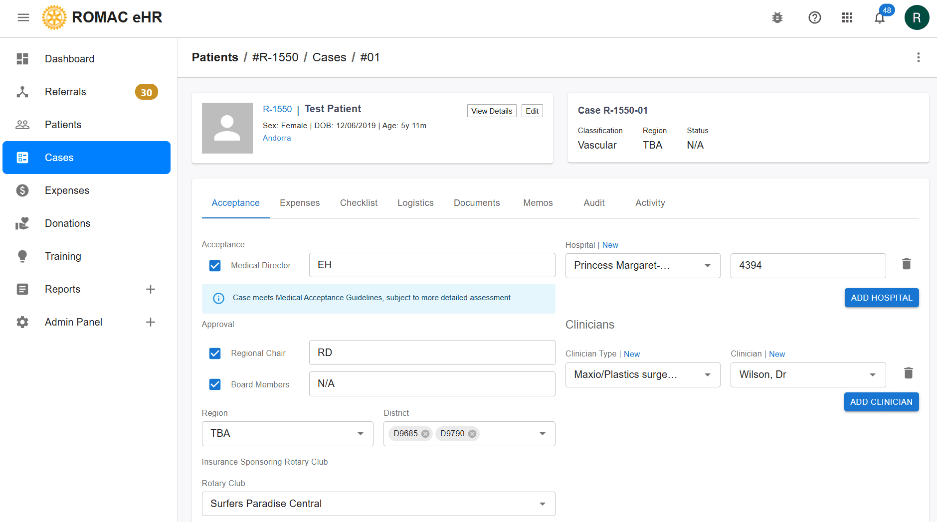 Patient Case Management