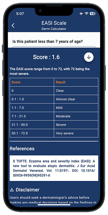 Comprehensive<br /> Score Interpretation